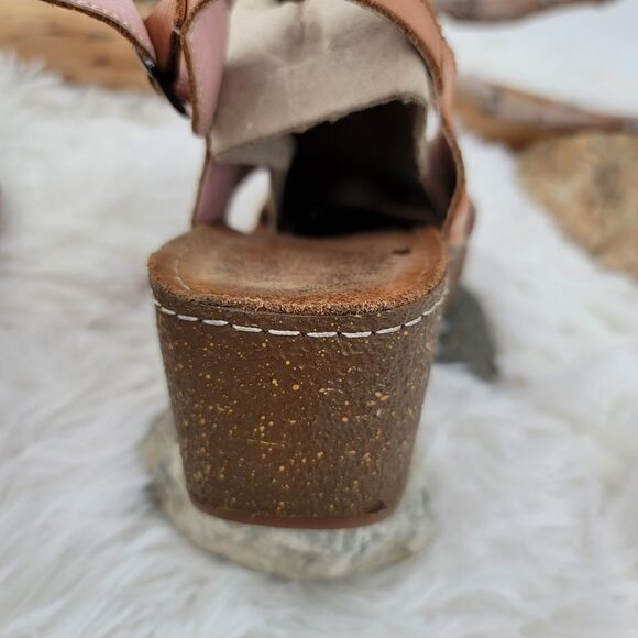 Lemon n lime cork bottom comfort sandals - Picture 7 of 11